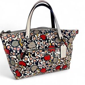 Coach Prairie Satchel Yankee Floral 2 Way Bag